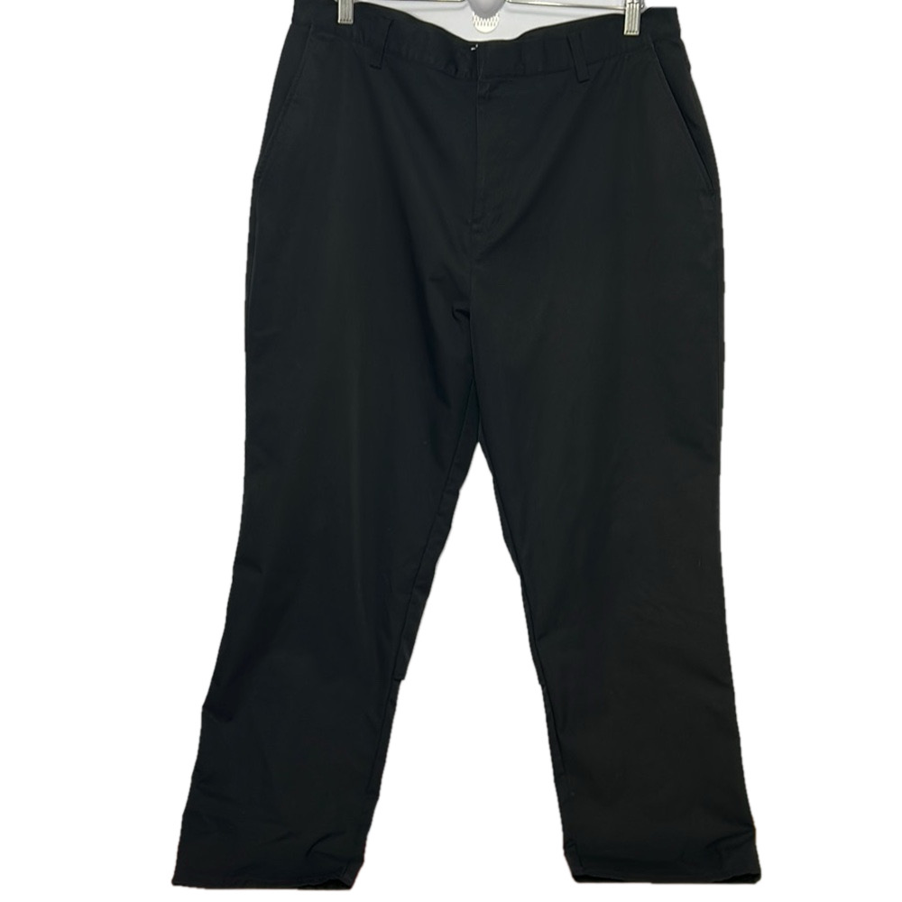 Adidas Men's Black Pants Straight Leg